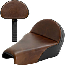 Saddlemen Lariat Solo Seat - Distressed Leather - 3.3 Gal Tank - XL '04-'22 807-11B-0041_1400342