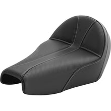 Saddlemen Dominator Seat - Black with Silver Stitching fits H-D XL '04-'22 807-11B-0042_1400352