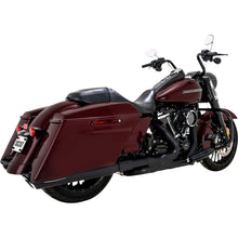 Vance And Hines Twin Slash Round Slip-On Muffler - Black for Harley-Davidson 46672_1400961