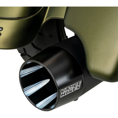 Vance And Hines Blackbird 450 Slip-On Mufflers - Black for Harley-Davidson 46792_1400967