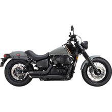 Vance And Hines Shortshots Staggered Exhaust System - Black 48319_1400445