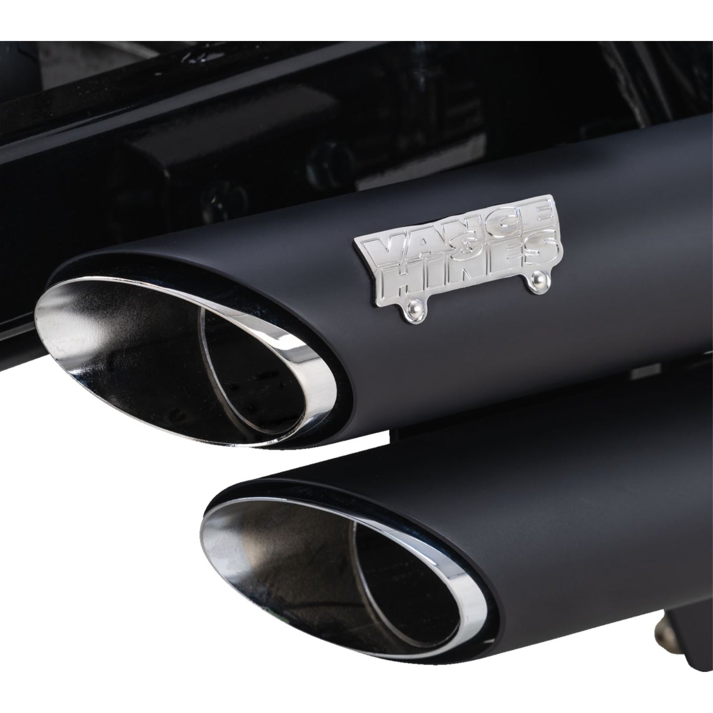 Vance And Hines Shortshots Staggered Exhaust System - Black 48319_1400448