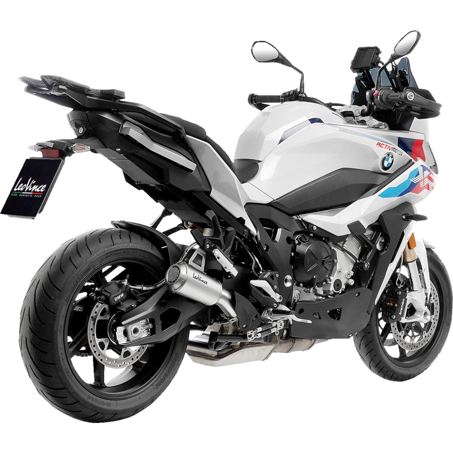 LeoVince LV-10 Slip-On Muffler - Stainless Steel for 2020-2023 BMW S 1000 XR [MPN: 15257]_1400410