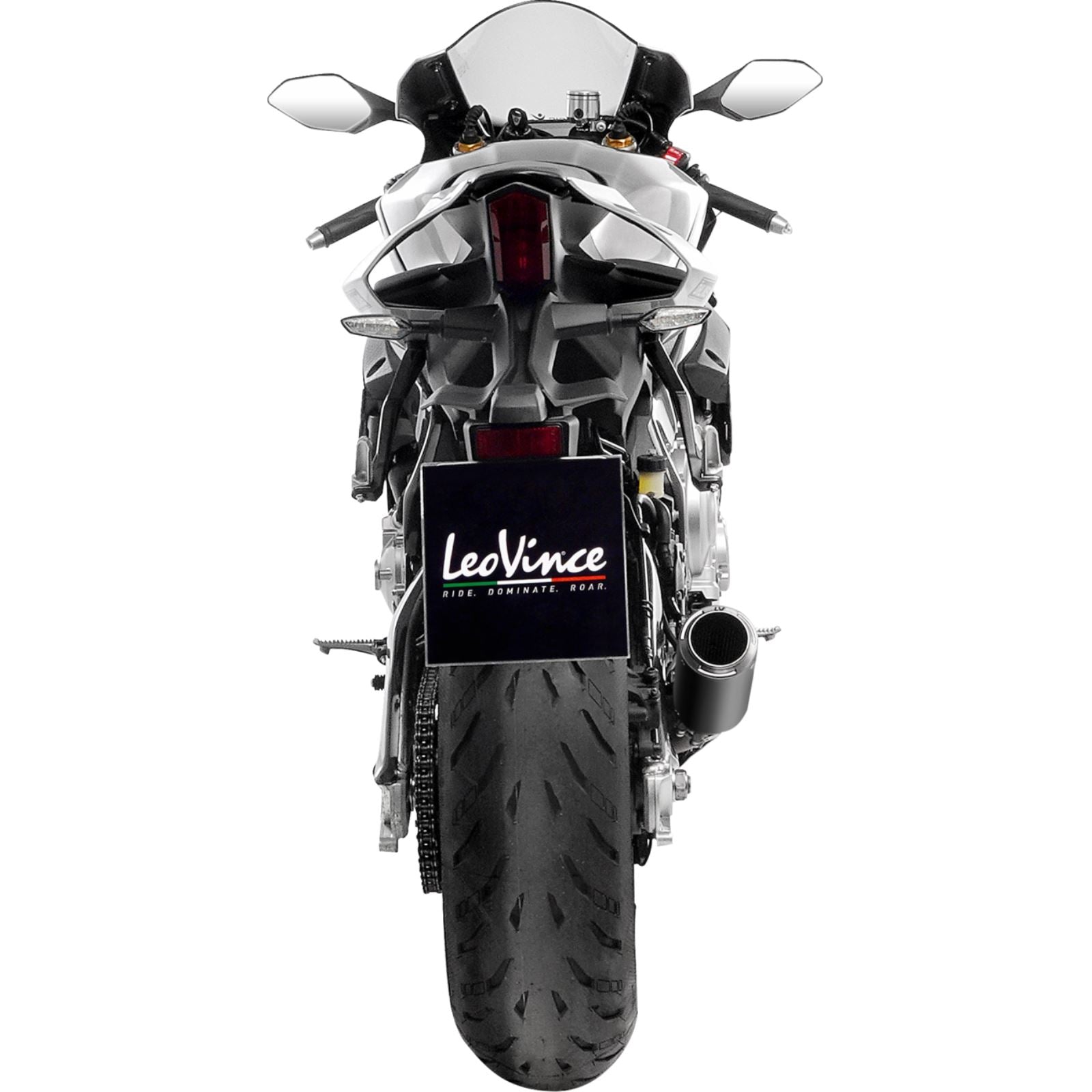 LeoVince LV Corsa Slip-On Muffler - Black Edition for Yamaha [MPN: 15408BU]_1400427