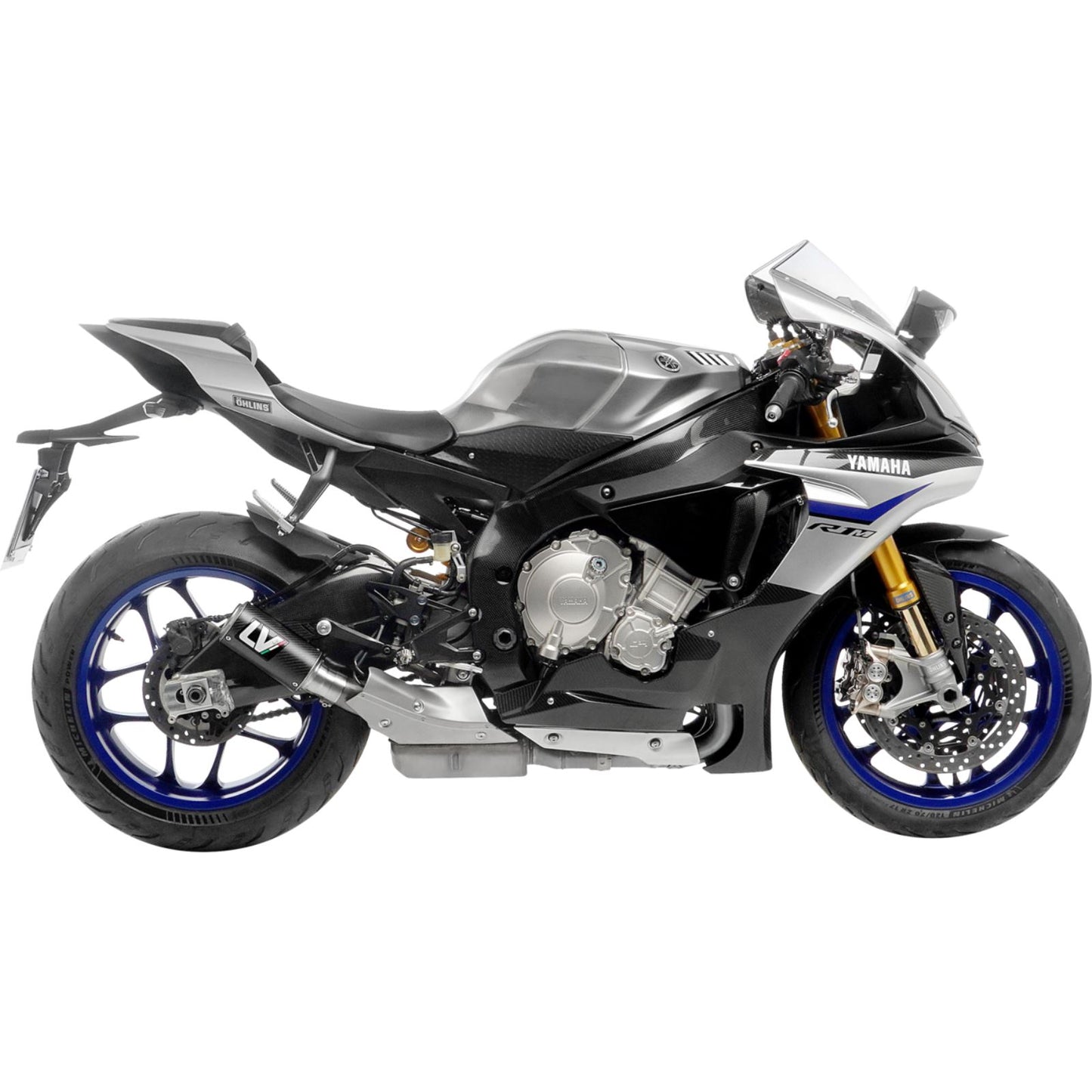 Leovince Corsa Slip-On Muffler Carbon Fiber for 2017-2023 Yamaha YZF-R1/YZF-R1 M [MPN: 15408CU]_1400420