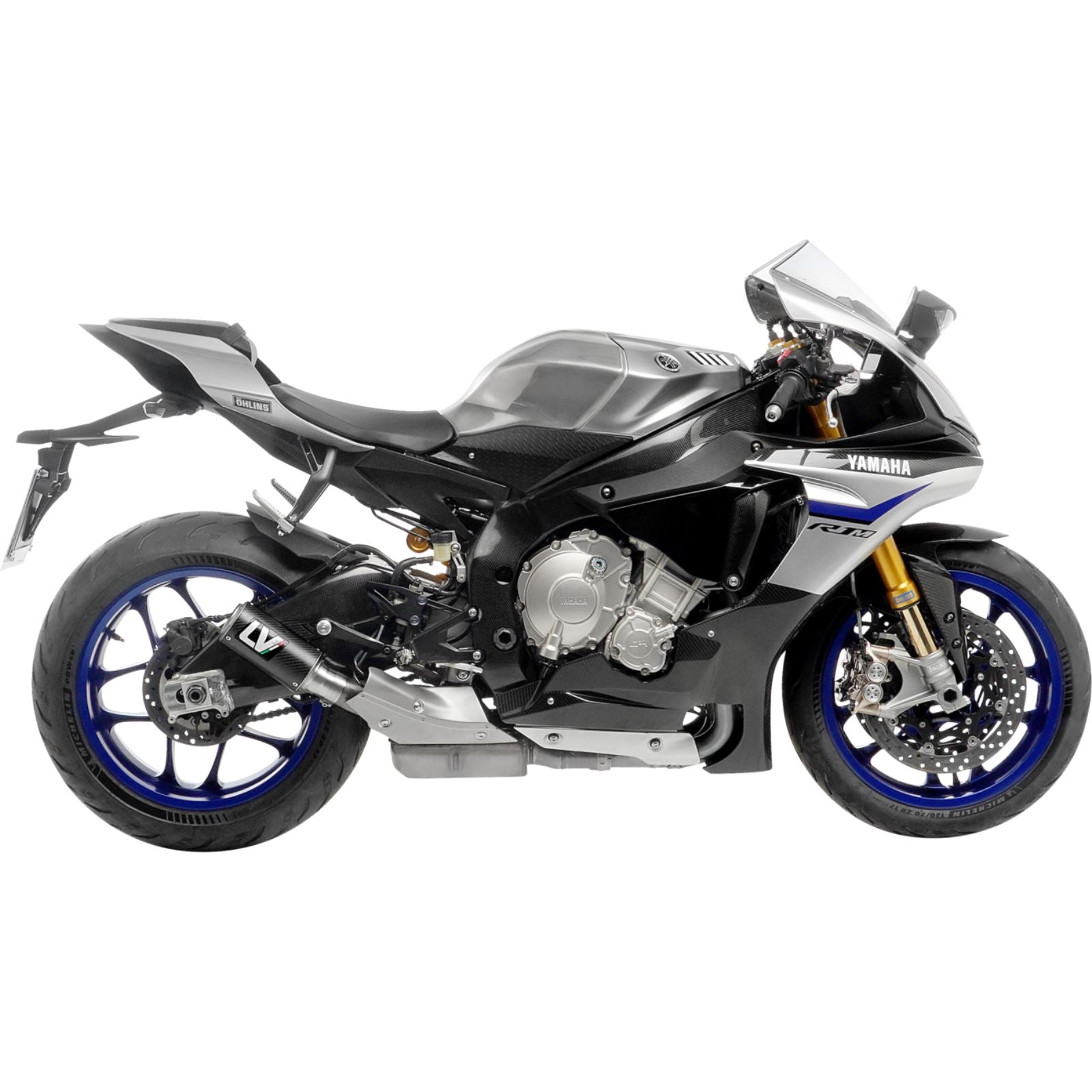 Leovince Corsa Slip-On Muffler Carbon Fiber for 2017-2023 Yamaha YZF-R1/YZF-R1 M [MPN: 15408CU]_1400420