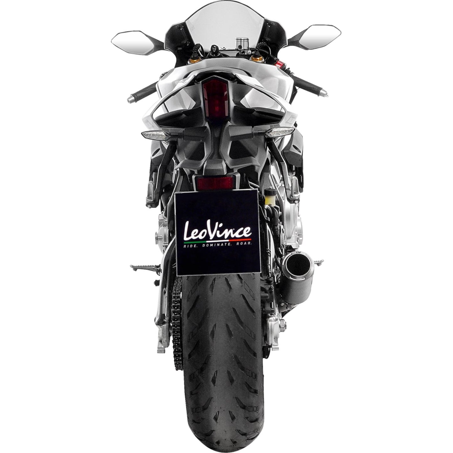 Leovince Corsa Slip-On Muffler Carbon Fiber for 2017-2023 Yamaha YZF-R1/YZF-R1 M [MPN: 15408CU]_1400421