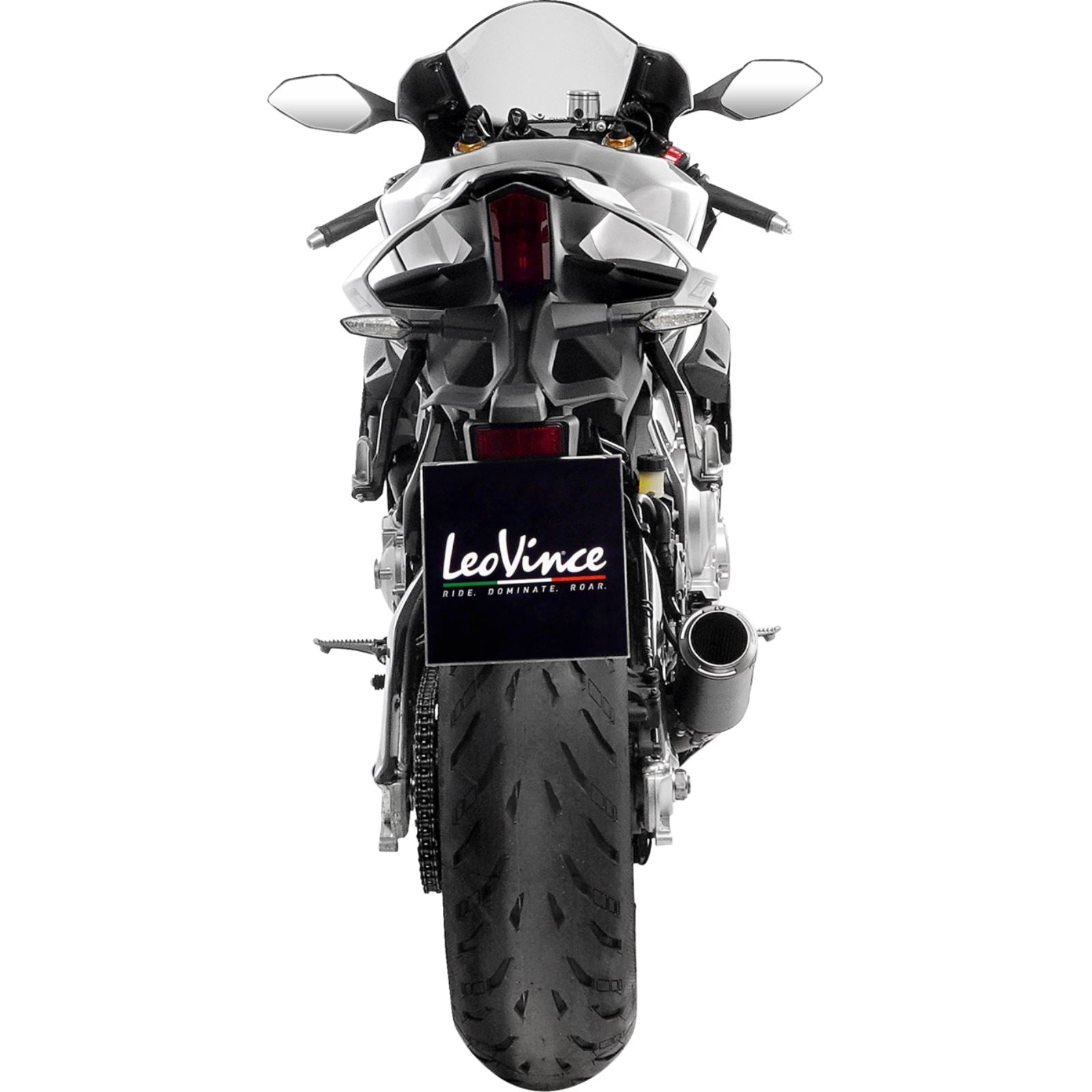 Leovince Corsa Slip-On Muffler Carbon Fiber for 2017-2023 Yamaha YZF-R1/YZF-R1 M [MPN: 15408CU]_1400421
