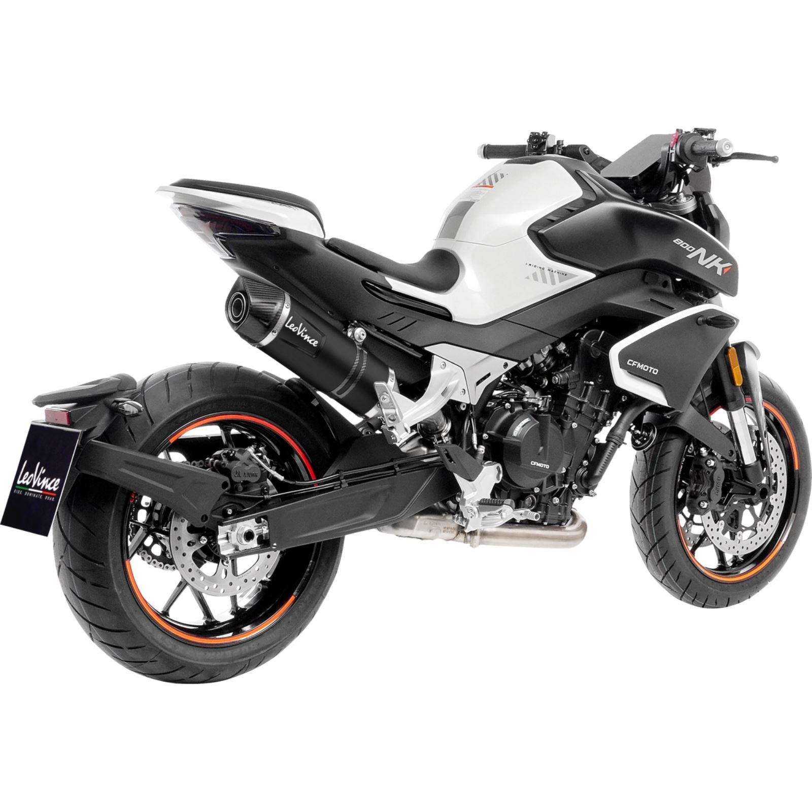 Leovince LV One EVO Slip-On Muffler - Black for 2024	CF Moto 800NK [MPN: 14444EBU]_1400450