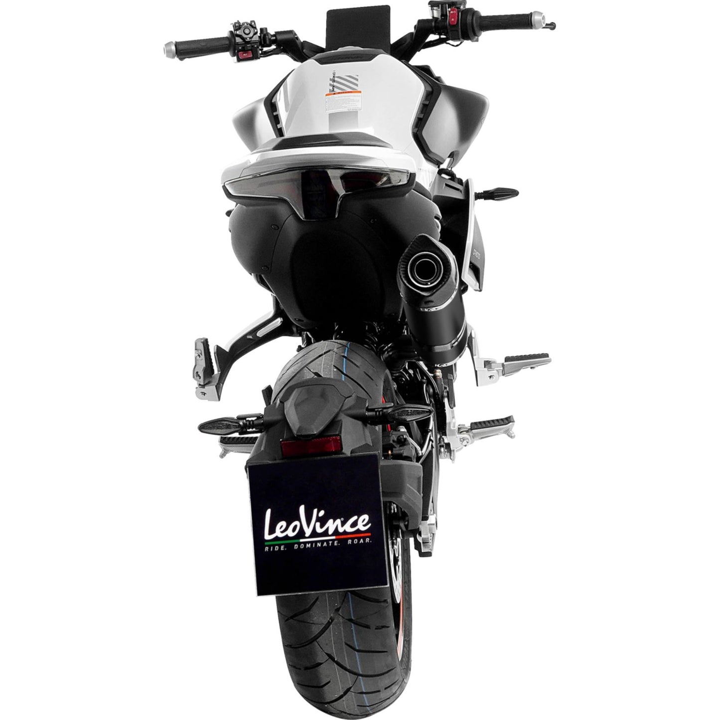 Leovince LV One EVO Slip-On Muffler - Black for 2024	CF Moto 800NK [MPN: 14444EBU]_1400451