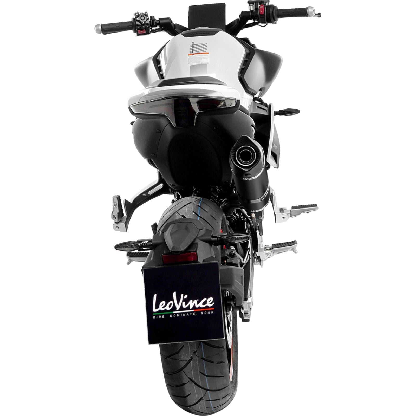 Leovince LV One EVO Slip-On Muffler - Black for 2024	CF Moto 800NK [MPN: 14444EBU]_1400451
