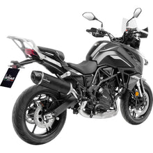 Leovince LV One EVO Slip-On Muffler - Black - SL Steel for 2024 Benelli TRK 702X [MPN: 14446EBU]_1405544