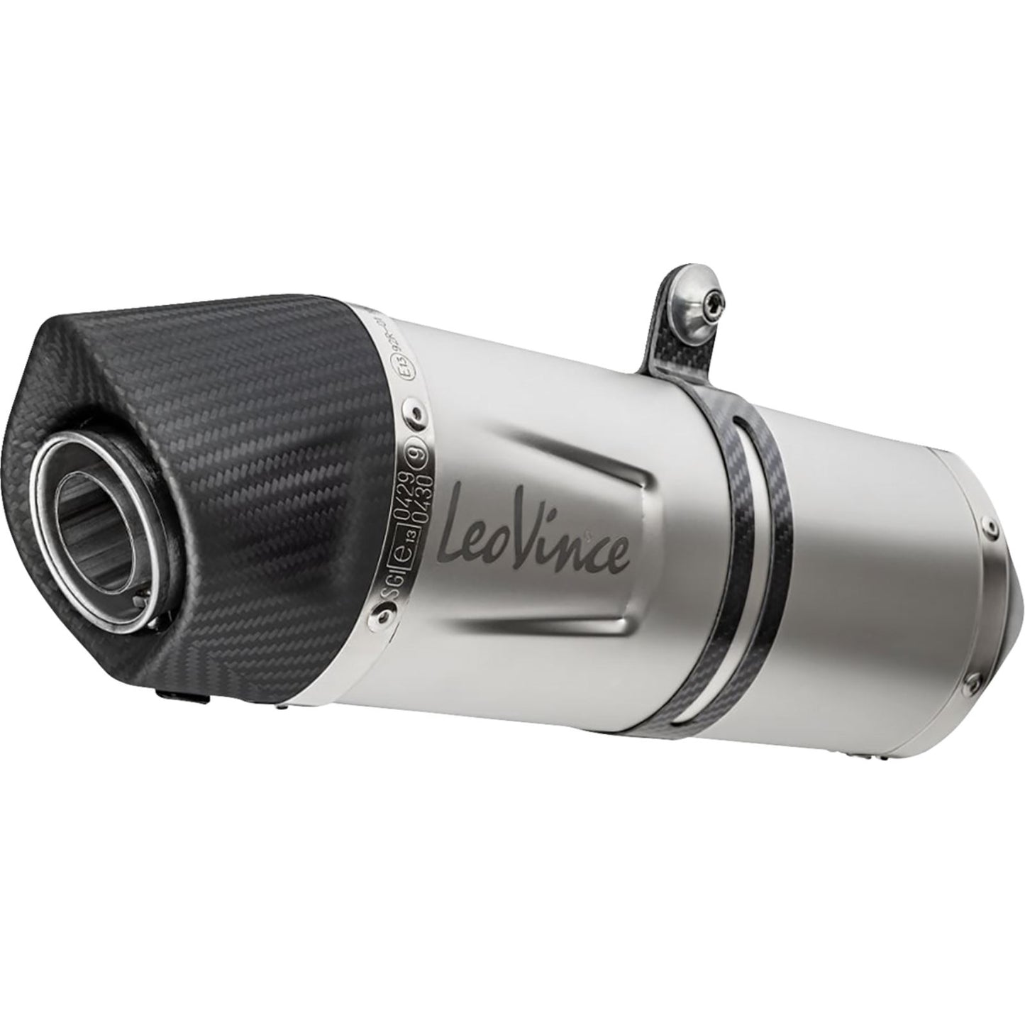 Leovince LV One EVO Slip-On Muffler - Silver for Husqvarna/KTM [MPN: 14414EU]_1405537