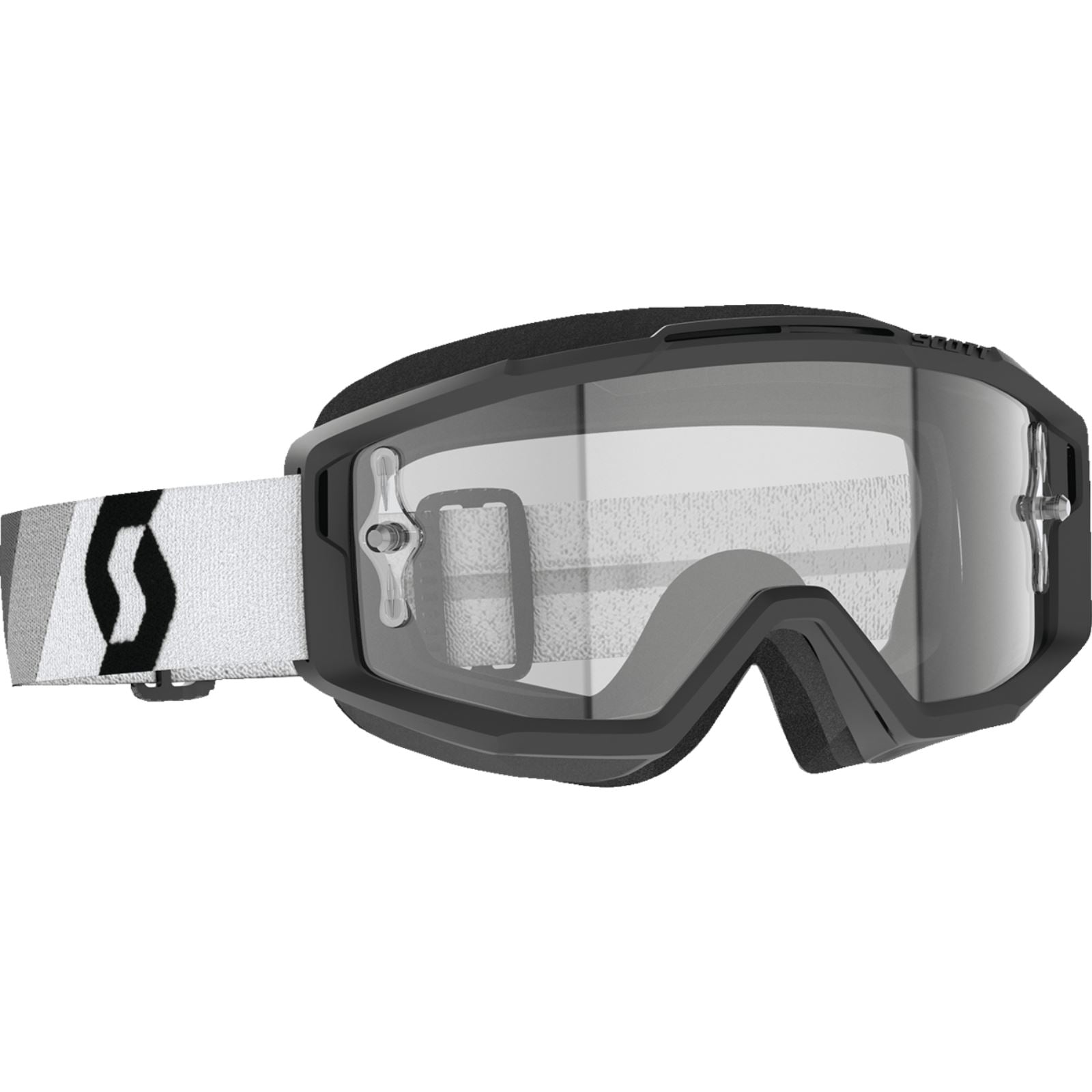 Scott Split OTG Goggles - Premium Black/White - Clear Works [MPN: 285537-7702113]_1411529