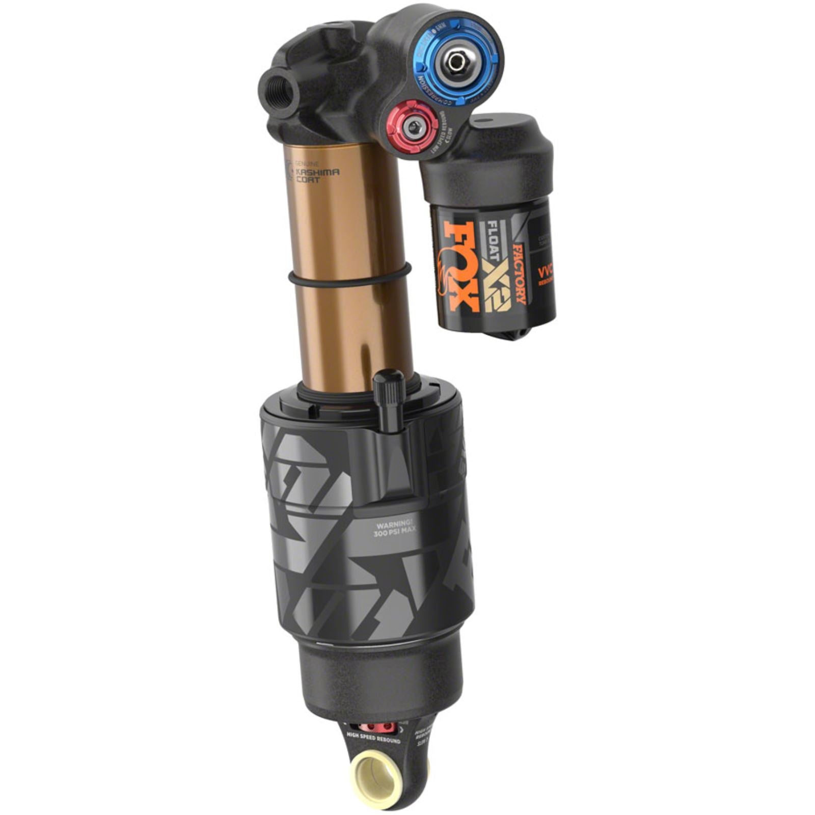 Fox Factory Float X2 Rear Shock - Trunnion Metric - 225 x 75mm - Kashima CLOSEOUT [MPN: 979-01-133]_1781487