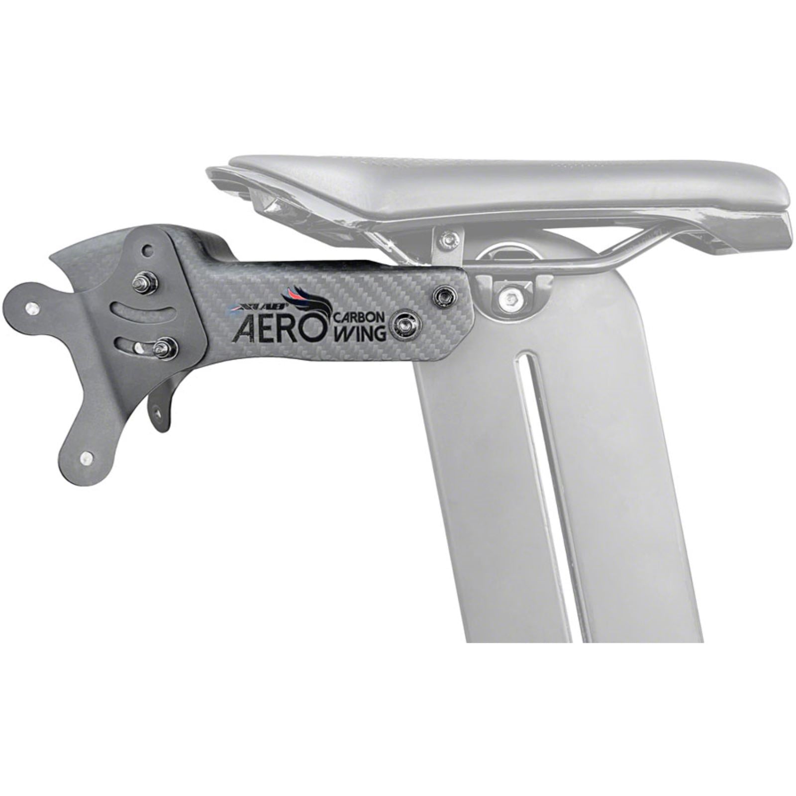 XLAB Aero Carbon Wing Behind Saddle Water Bottle Cage Mount - Carrier Only [MPN: 3100]_1437453