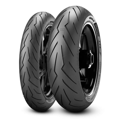 Pirelli - Powersports Diablo Rosso III Tire - Front 120/70 and Rear 180/55 Combo Kit 2635200~2635500_1401246