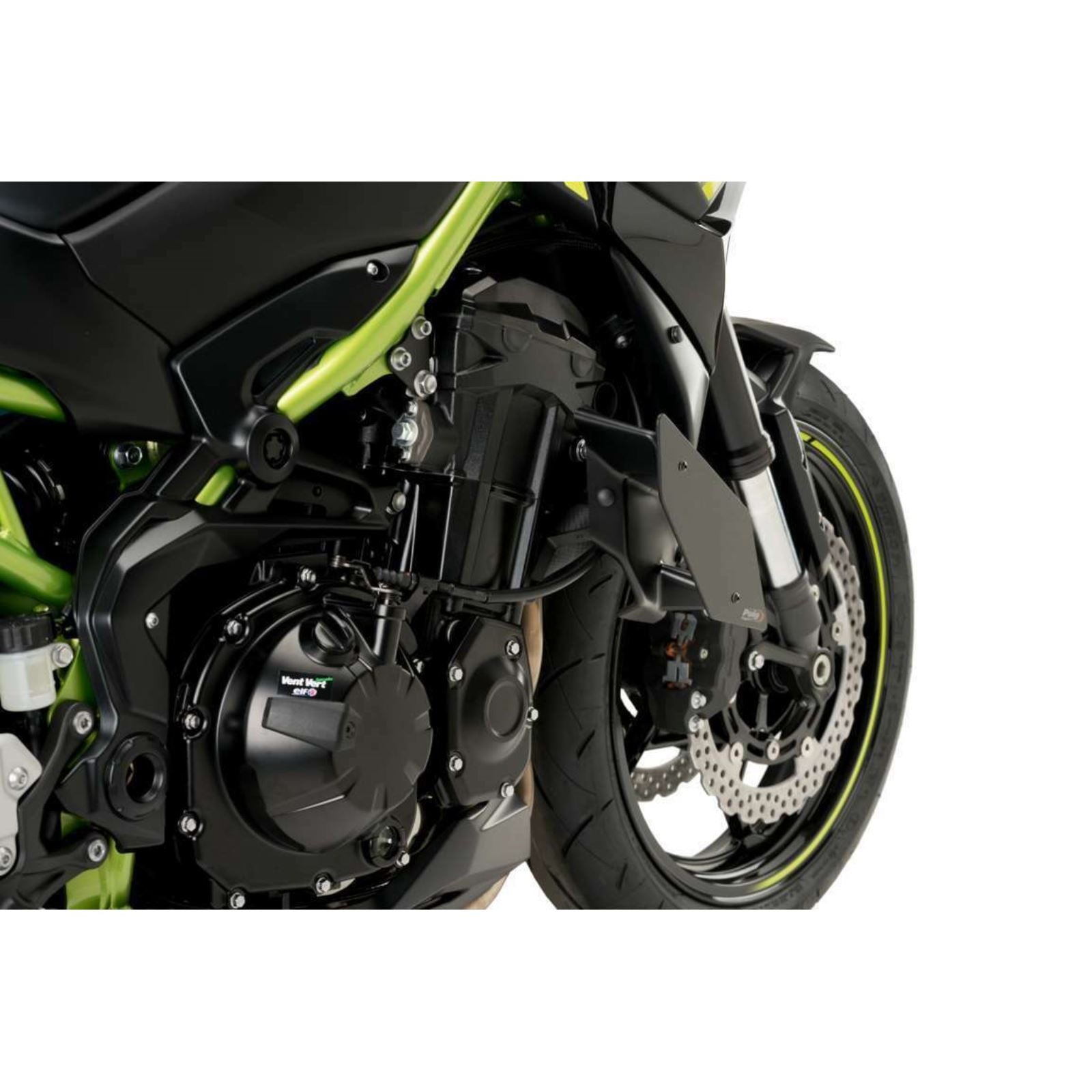 Puig Naked Downforce Side Spoilers - Black - Kawasaki 20328N_1473341