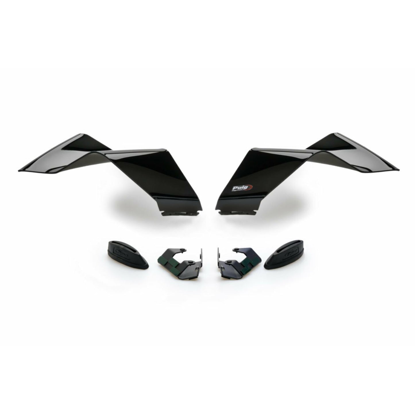 Puig Front GP Downforce Spoiler - Black - Yamaha 20523N_1401353