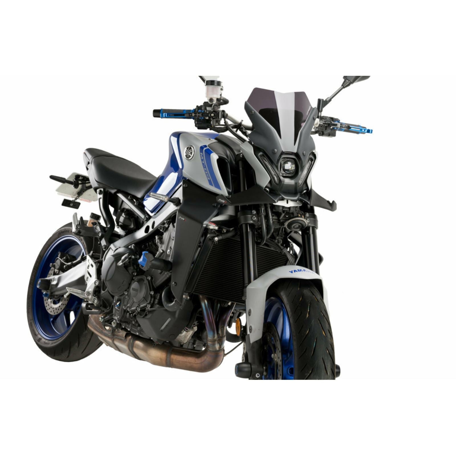 Puig Downforce Side Spoilers - for Yamaha - Black 20647N_1401370