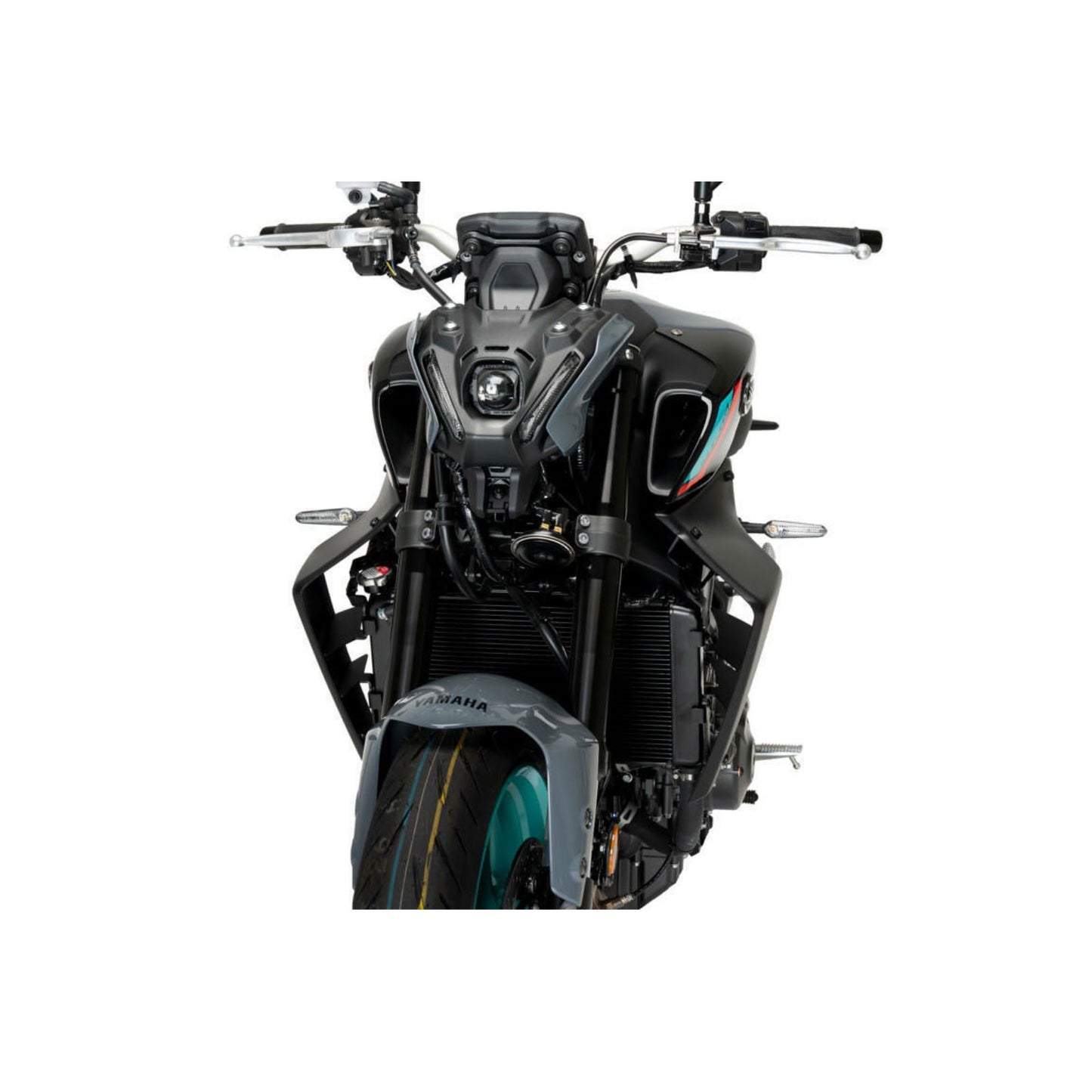 Puig Downforce Side Spoilers - for Yamaha - Black 20647N_1401364