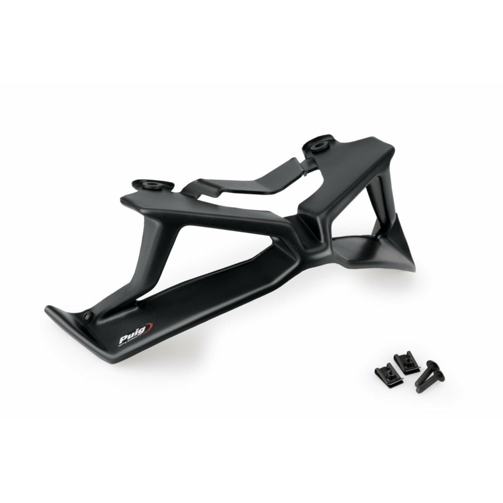 Puig Naked Downforce Front Spoiler - Black - Yamaha 3482J_1401441