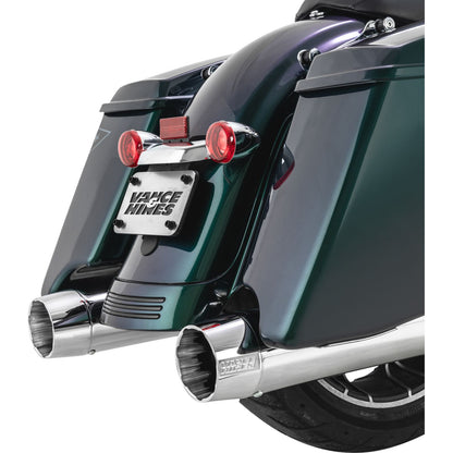 Vance And Hines Blackbird 450 Slip-On Mufflers - Chrome for Harley-Davidson 16792_1409693