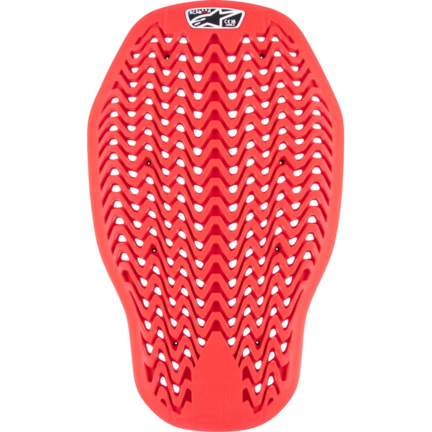 Alpinestars Nucleon Plasma Back Protector Insert - Red/Black_1401453