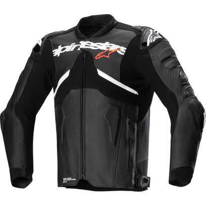 Alpinestars Atem v5 Leather Jacket - Black/White_1401626