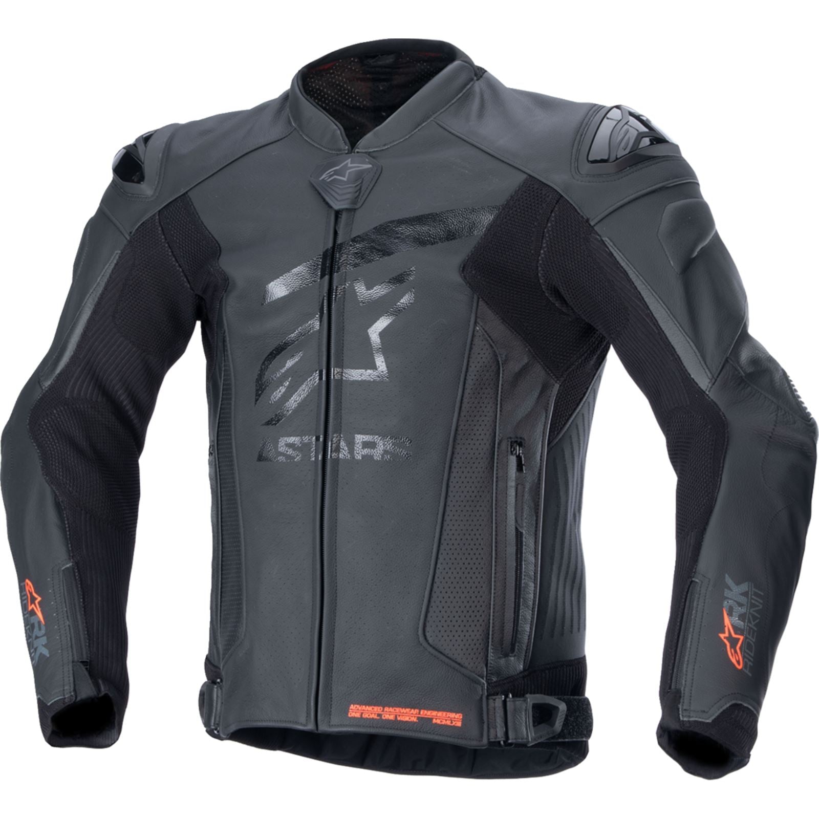 Alpinestars GP Plus R v4 Rideknit® Leather Jacket - Black/Black_1401636