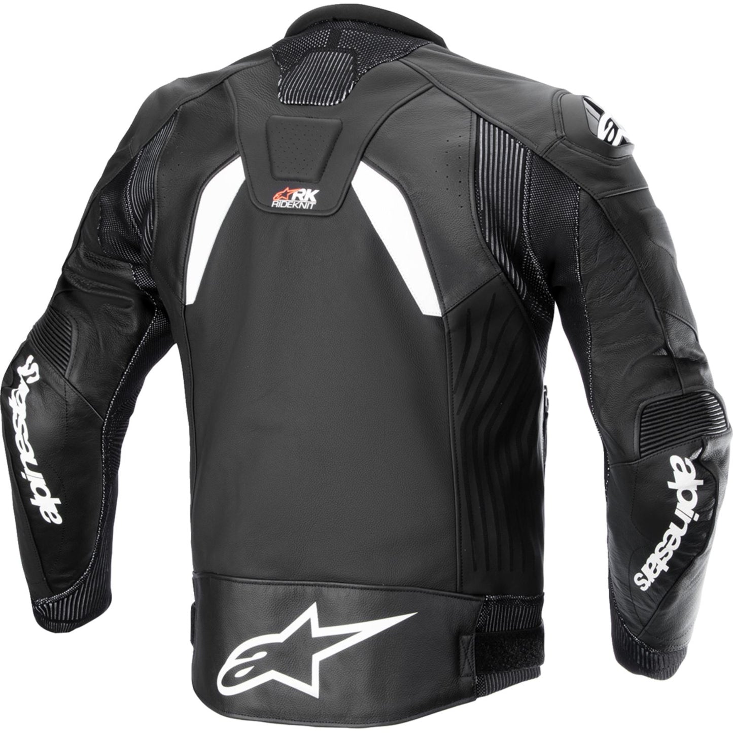 Alpinestars GP Plus R v4 Rideknit® Leather Jacket - Black/White_1401615