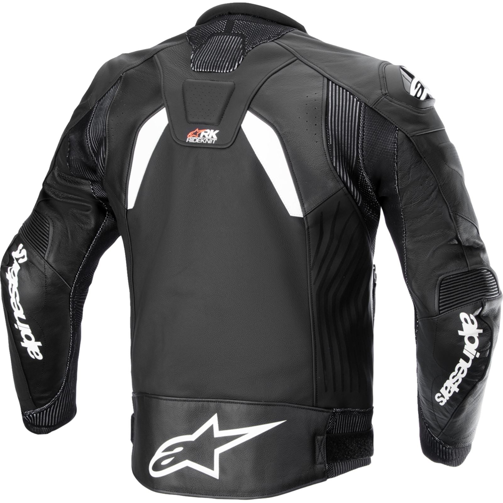 Alpinestars GP Plus R v4 Rideknit® Leather Jacket - Black/White_1401615