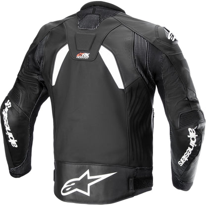 Alpinestars GP Plus R v4 Rideknit® Leather Jacket - Black/White_1401615
