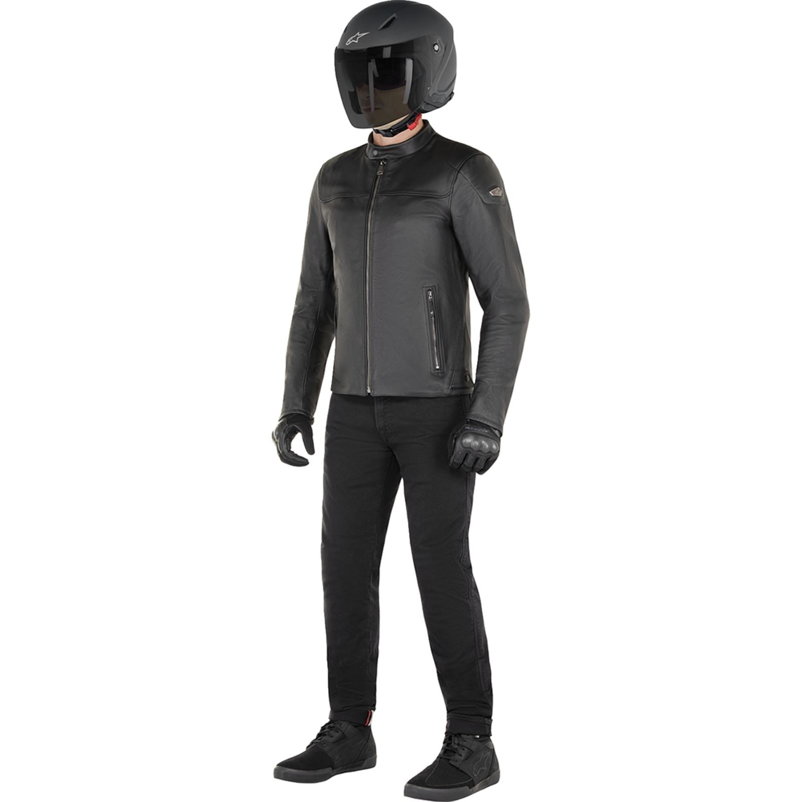 Alpinestars Blacktrack Leather Jacket - Black_1401692