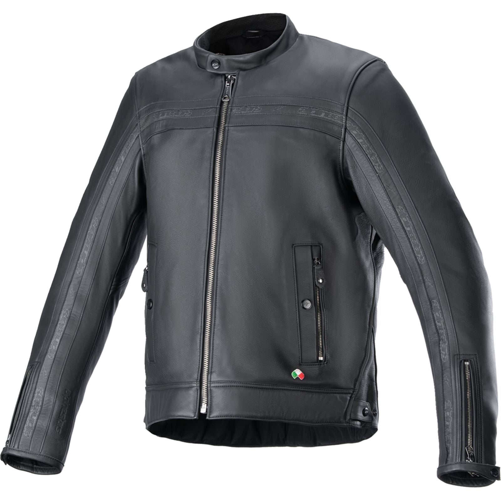 Alpinestars Dyno Leather Jacket - Black/Black_1401658