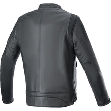Alpinestars Dyno Leather Jacket - Black/Ruby Red/Ecru_1401666