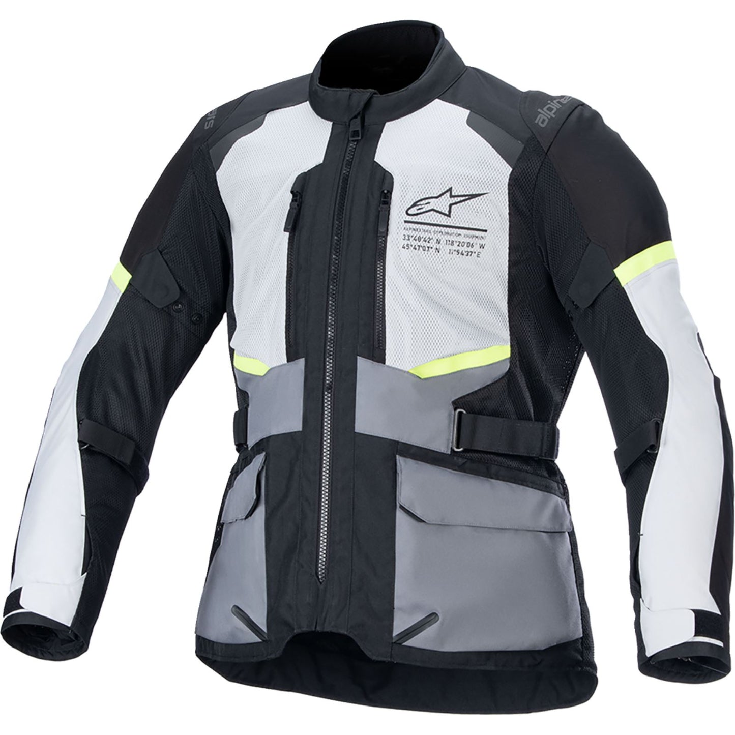 Alpinestars Andes Air Drystar® Jacket - Ice Gray/Dark Gray/Black_1401798