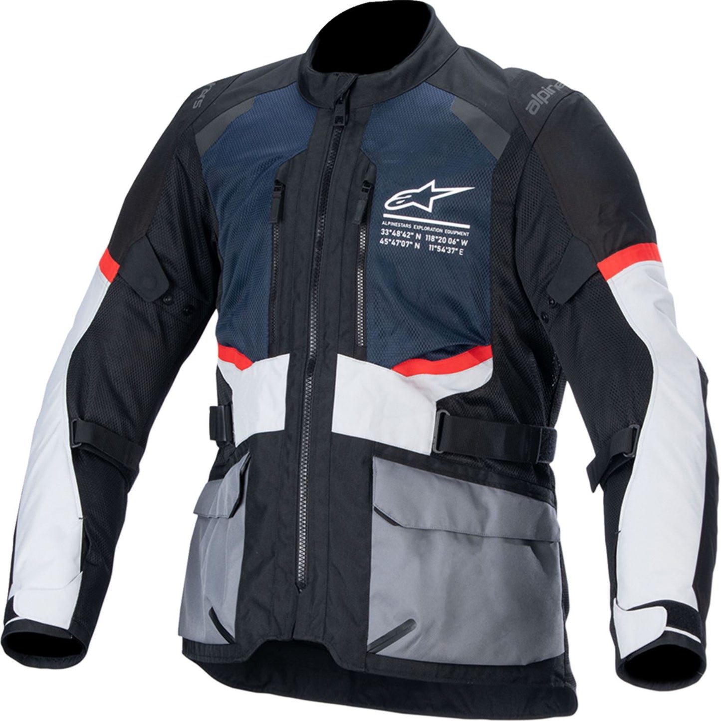 Alpinestars Andes Air Drystar® Jacket - Deep Blue/Black/Ice Gray_1401951