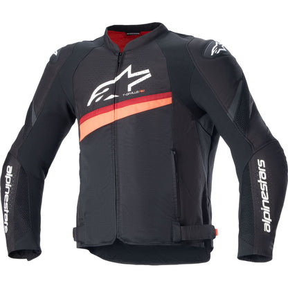 Alpinestars T-GP Plus R v4 Airflow Jacket - Black/ Red Fluo_1401894