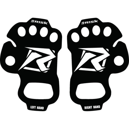 Risk Racing Ultra Thin Palm Protectors - Black - Large 12698_1409714