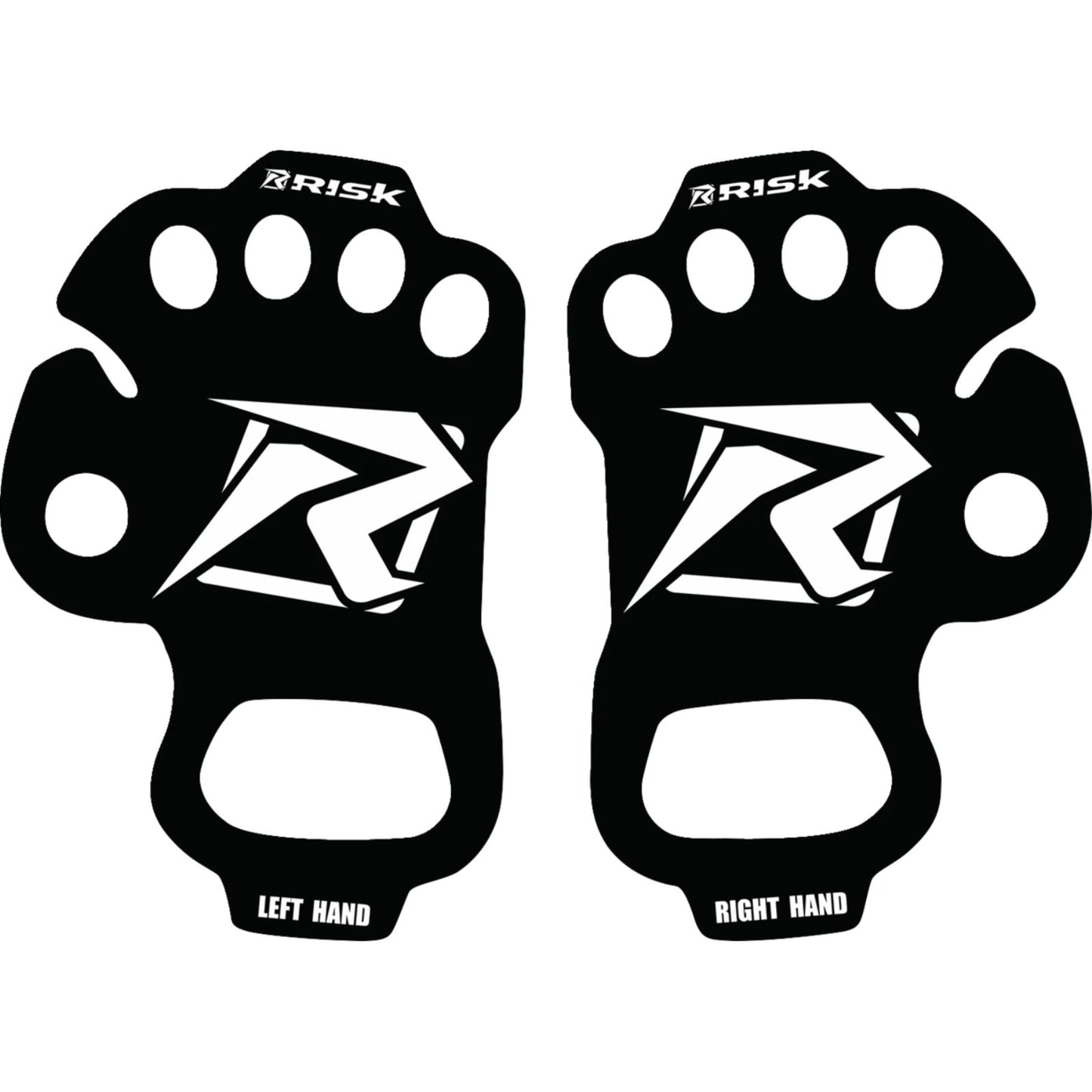 Risk Racing Ultra Thin Palm Protectors - Black - XL 12699_1409715