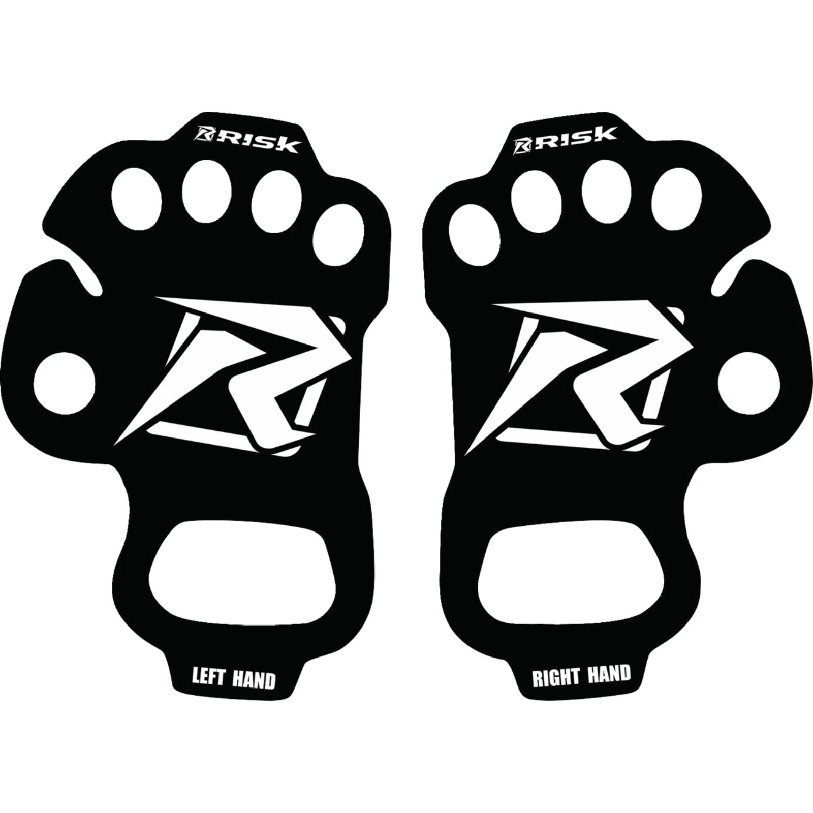 Risk Racing Ultra Thin Palm Protectors - Black - XL 12699_1409715