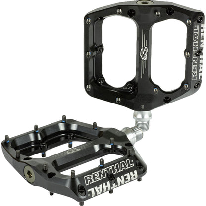 Renthal Revo-F Platform Pedals Body - Spindle - Cr-Mo - 9/16'' - Black PD10001-001-01_1402942