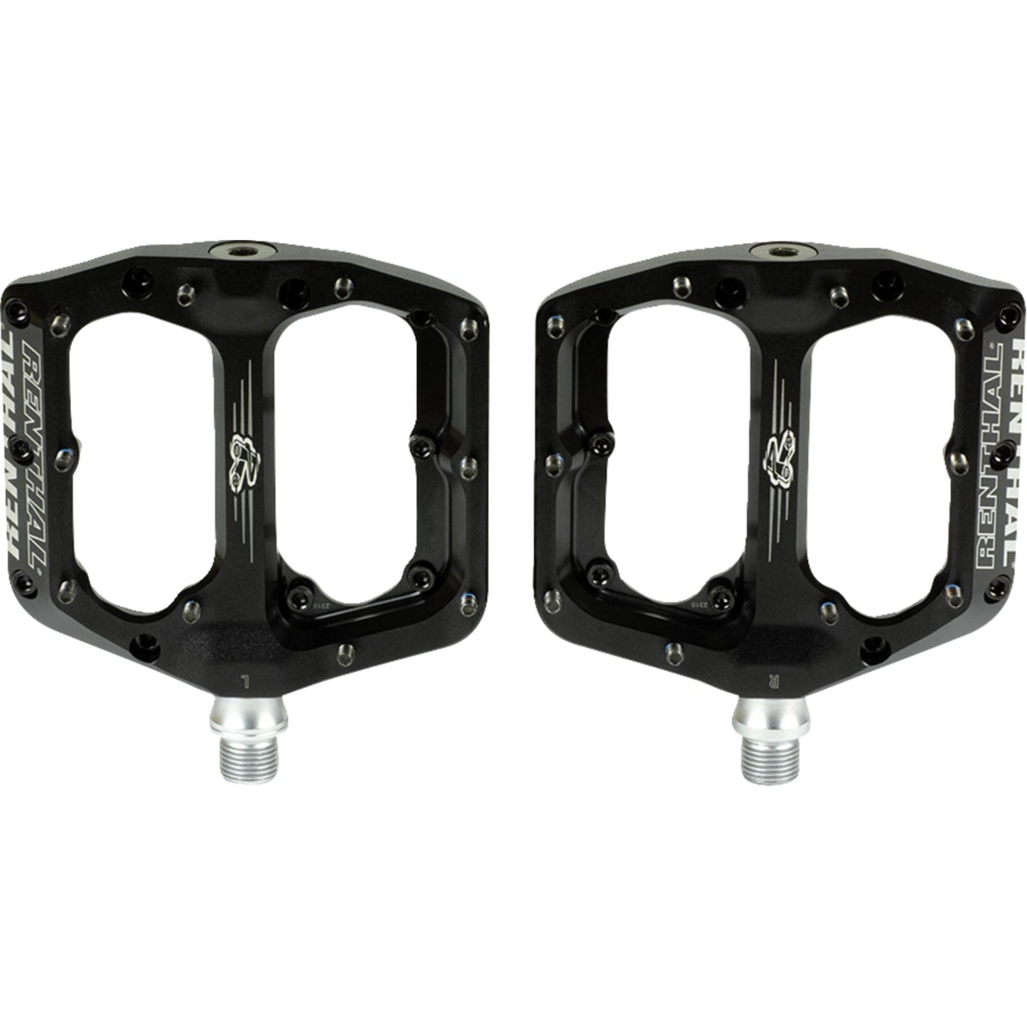 Renthal Revo-F Platform Pedals Body - Spindle - Cr-Mo - 9/16'' - Black PD10001-001-01_1402944