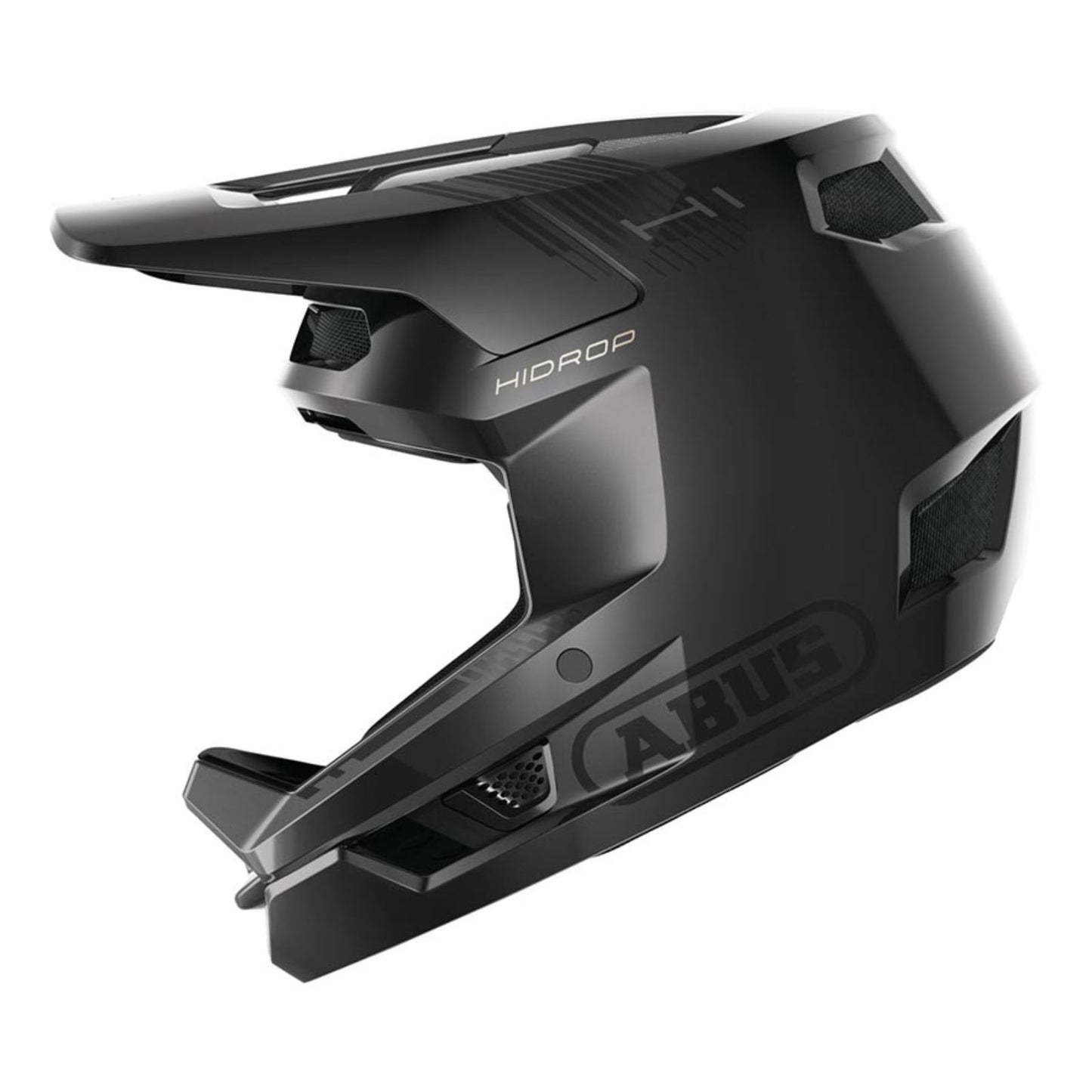 ABUS HiDrop Full Face Helmet Medium 57 - 58cm - Shiny Black [MPN: 99790]_1403007