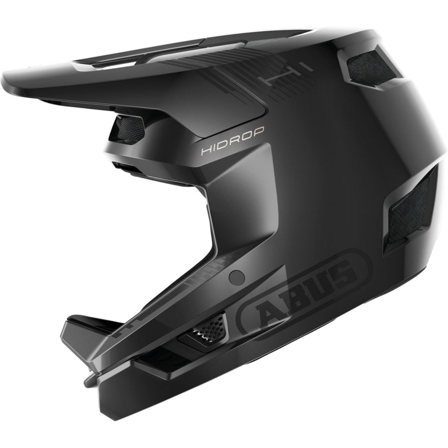 ABUS HiDrop Full Face Helmet Medium 57 - 58cm - Shiny Black [MPN: 99790]_2098067