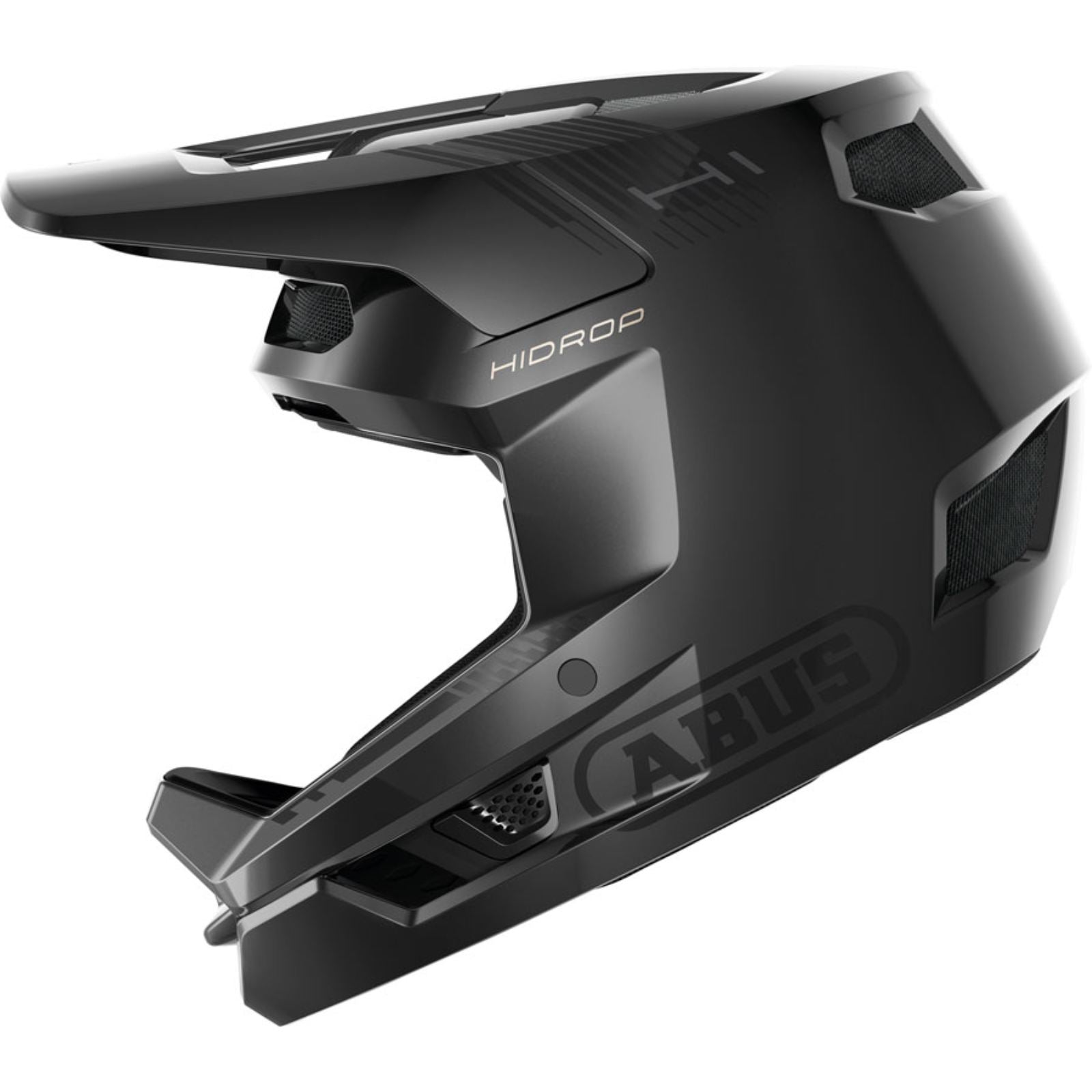 ABUS HiDrop Full Face Helmet Medium 57 - 58cm - Shiny Black [MPN: 99790]_2098067