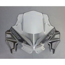 Powermadd Cobra Windshield - Mid - Clear/Black - 18" - for Polaris Matryx OPEN BOX 14630_1498454