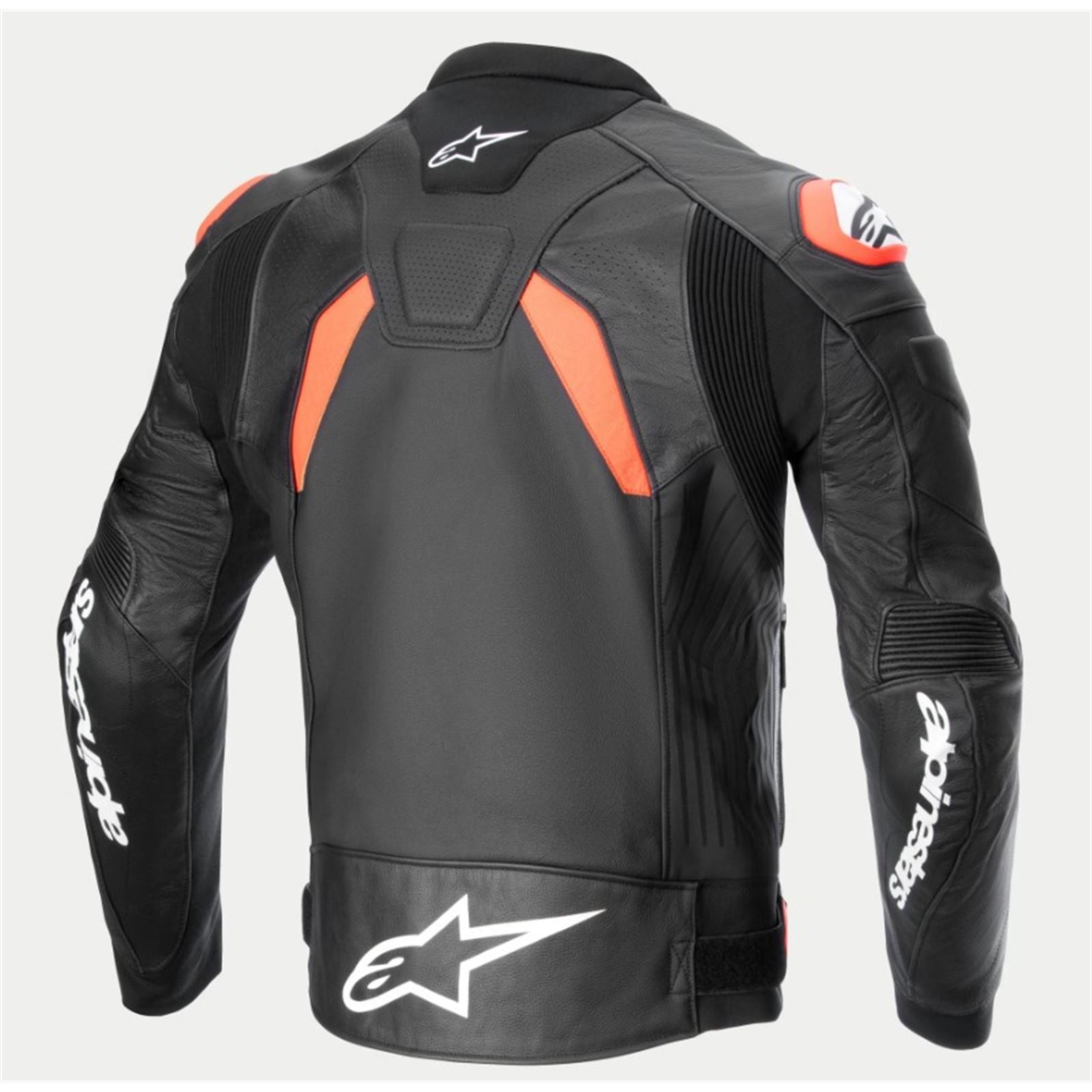 Alpinestars GP Plus R V4 Airflow Leather Jacket - Black/Fluo Red/White_1438791