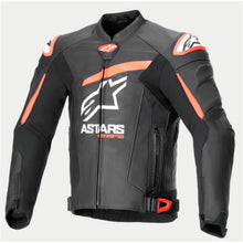 Alpinestars GP Plus R V4 Airflow Leather Jacket - Black/Fluo Red/White_1438774
